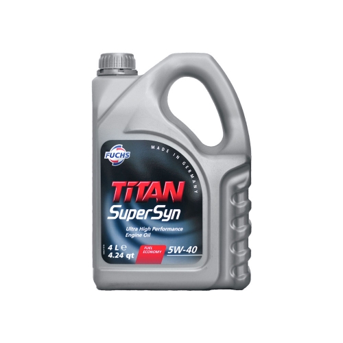 Моторно Масло, FUCHS TITAN SuperSyn LongLife 5W-40, A3/B4, 4 литра